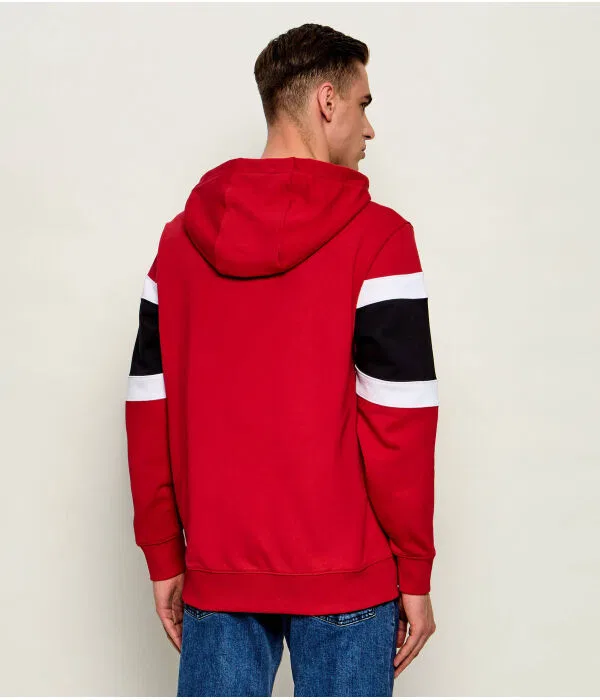 Мужская толстовка с капюшоном Tommy Hilfiger x Cadillac Formula 1 Team, Красный — фото 3