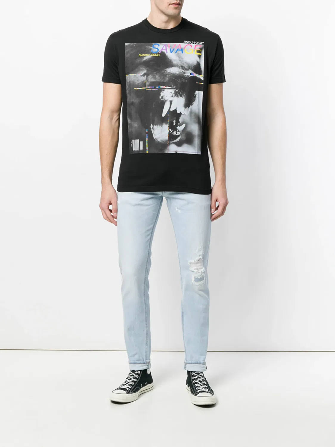 Футболка Savage Dsquared2, черный — фото 2