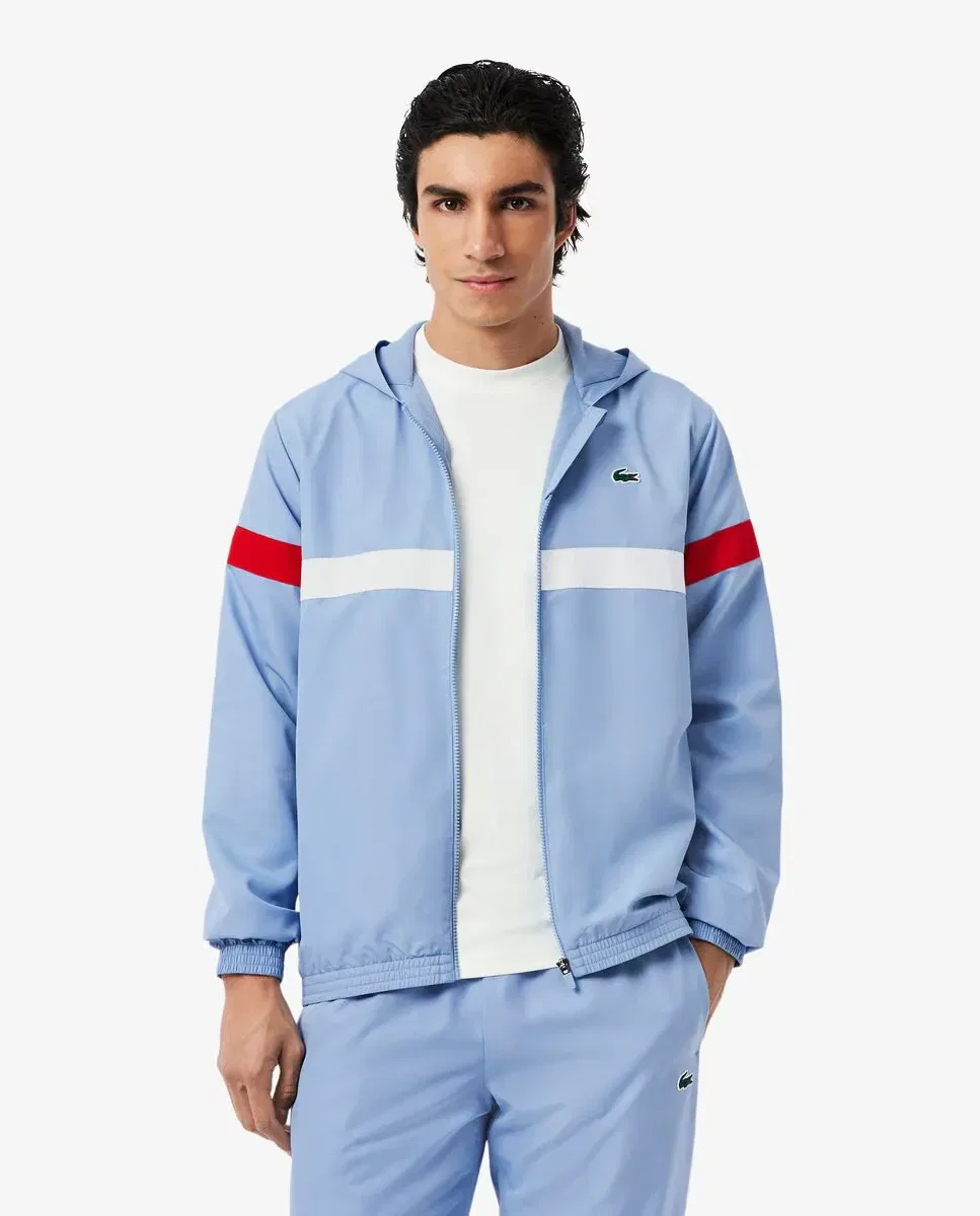 Мужской спортивный костюм из полиэстера Lacoste, Azul Claro — фото 3