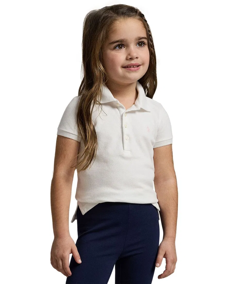 Комплект из поло и леггинсов с длинным рукавом Polo Ralph Lauren, White