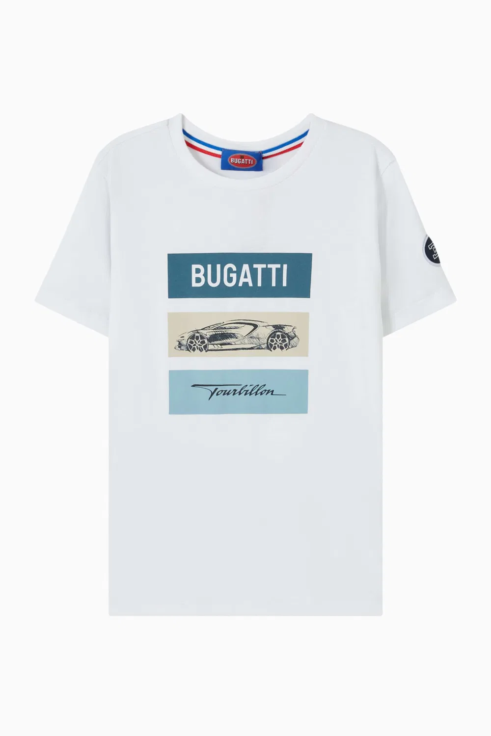 Футболка с принтом Bugatti Junior, белый