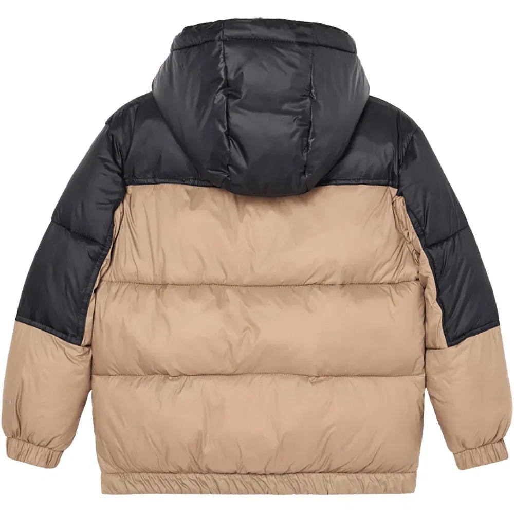 Детская куртка-пуховик для мальчиков с капюшоном Quiksilver Cold Days, Beige — фото 2