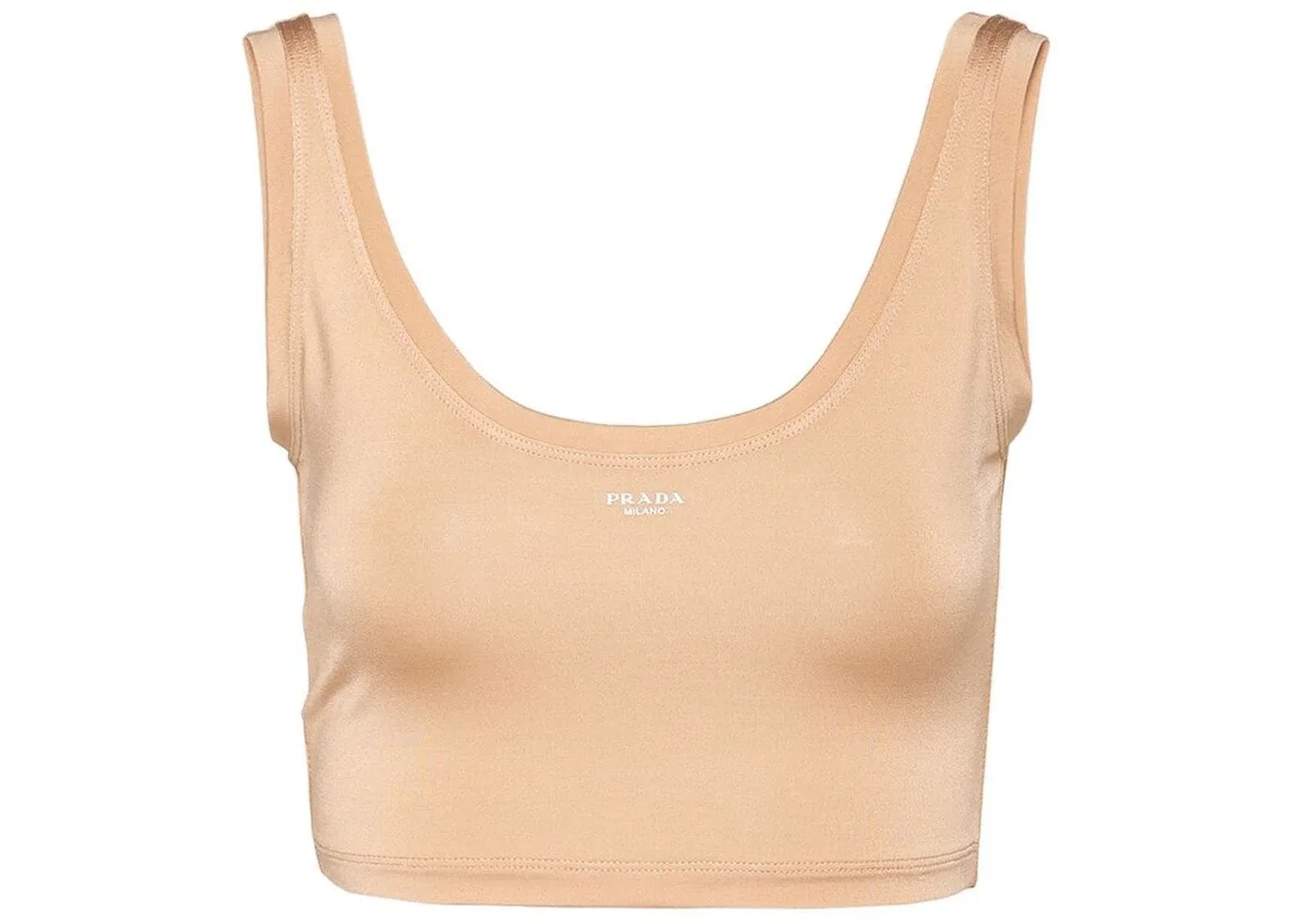 Женский топ без рукавов Prada, Beige