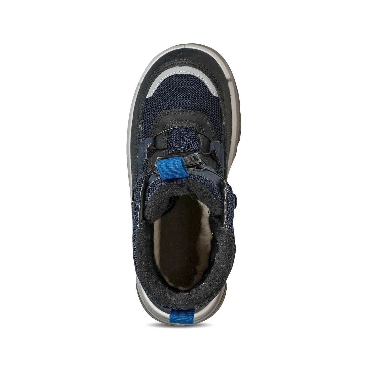 Детские ботинки для мальчиков утепленные Gore-tex Padding Superfit, Black Blue 0050 — фото 2