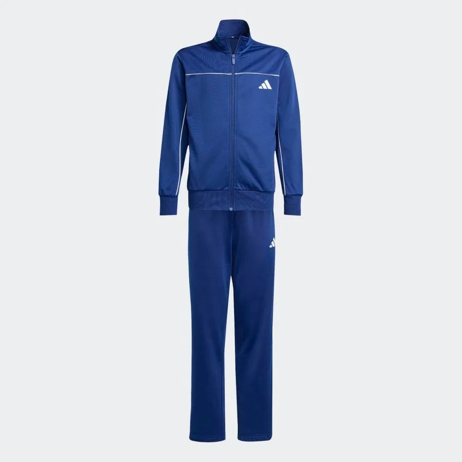 Детский спортивный костюм с принтом JX8746 J Cp Tr Ts adidas, Темно-синий — фото 2