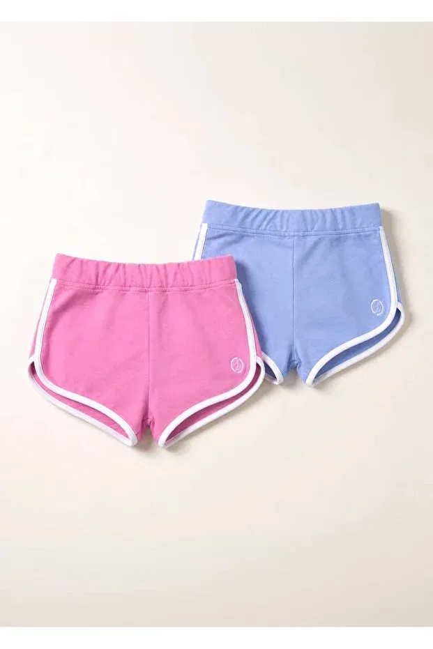 Детские шорты для девочек хлопковые Beachwear Ozmoz By Mukadder Özden, Pink - Blue