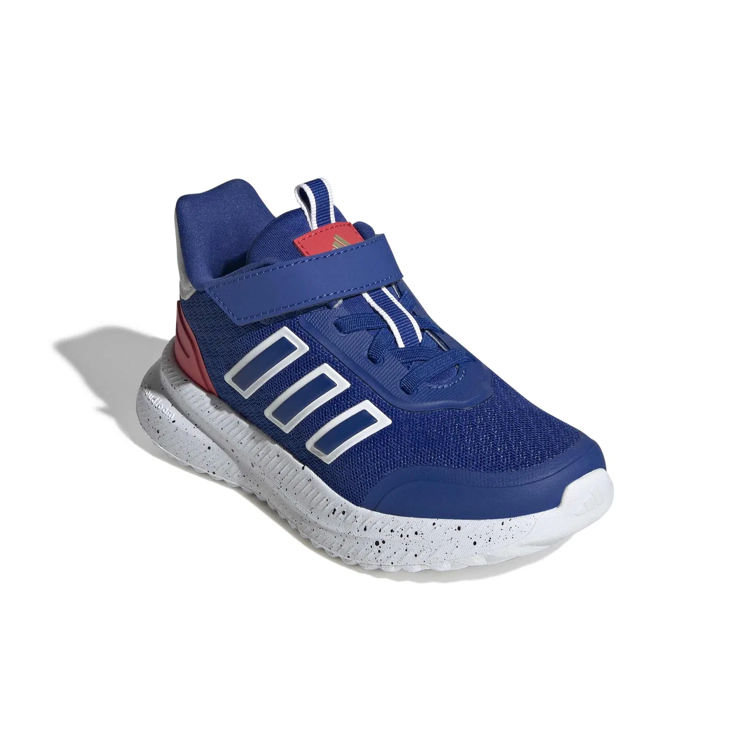 Детские кроссовки для девочек с эластичными шнурками X_plr Hook and Loop Shoes Kids Adidas, Black — фото 4