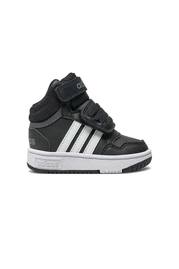 Детские ботинки для девочек водонепроницаемые Hoops Mid 3.0 AC I Kids Boots GW0408 Adidas, Negru