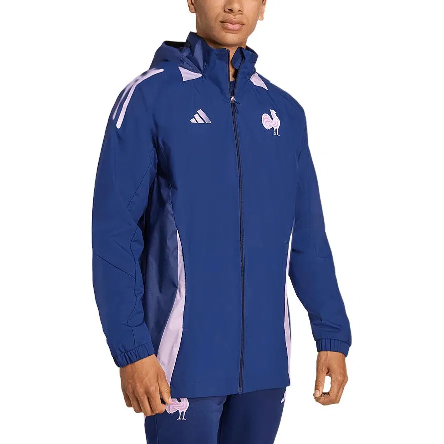 Куртка мужская с капюшоном, Adidas, Dark Blue