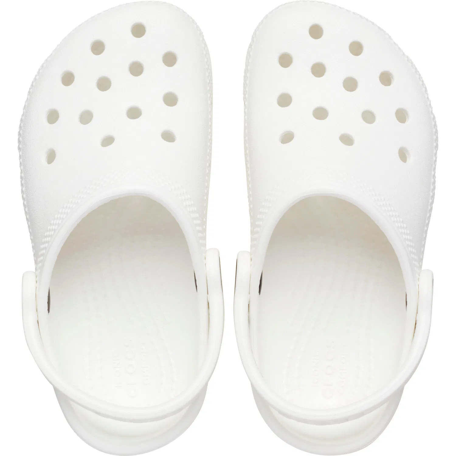 Детские классические клоги с регулируемым ремешком Crocs, Weiss — фото 3