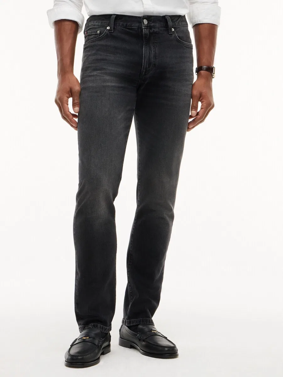 Джинсы TOMMY HILFIGER Slim fit 'Denton' темно-серого цвета — фото 2