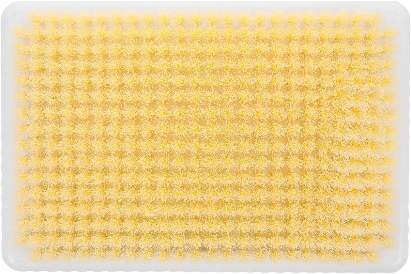 Щетка для спины с жесткой щетиной Warmhm, пластик, 30x20x3 см, Бежевый