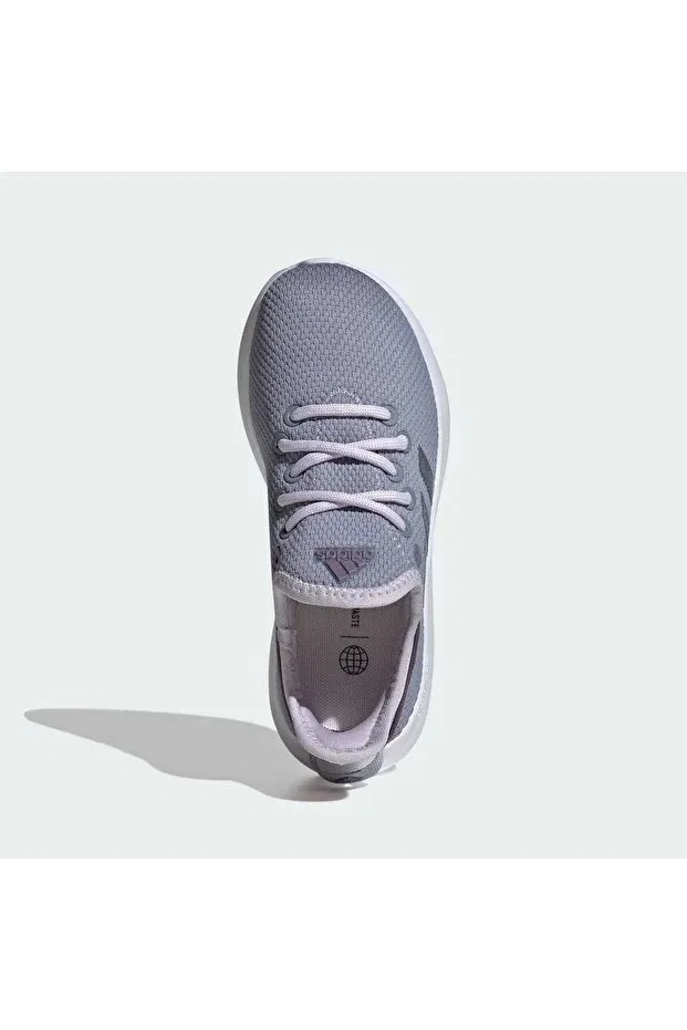 Детские кроссовки для девочек текстильные Cloudfoam Pure Adidas, Purple — фото 3