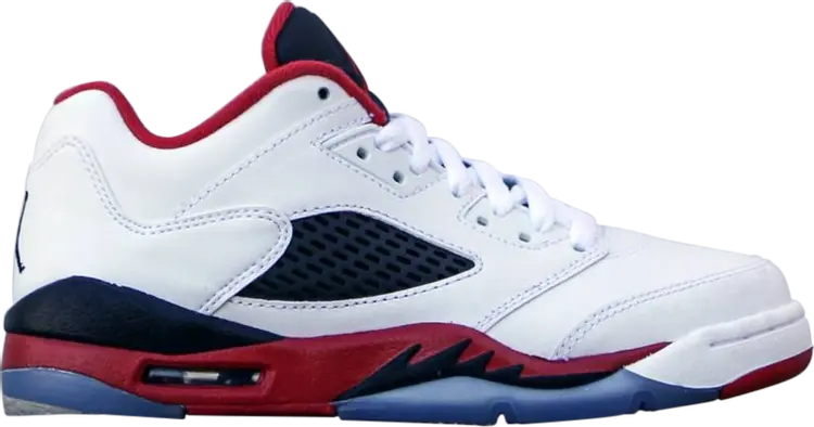 

Кроссовки Air Jordan 5 Retro Low PS Fire Red, белый