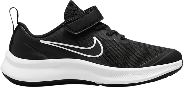 

Кроссовки Nike Star Runner 3 PS 'Black White', черный