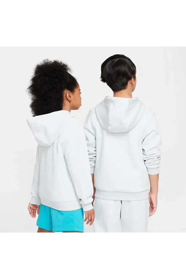 Детское худи для девочек хлопковая Nike, Sky-Blue — фото 4