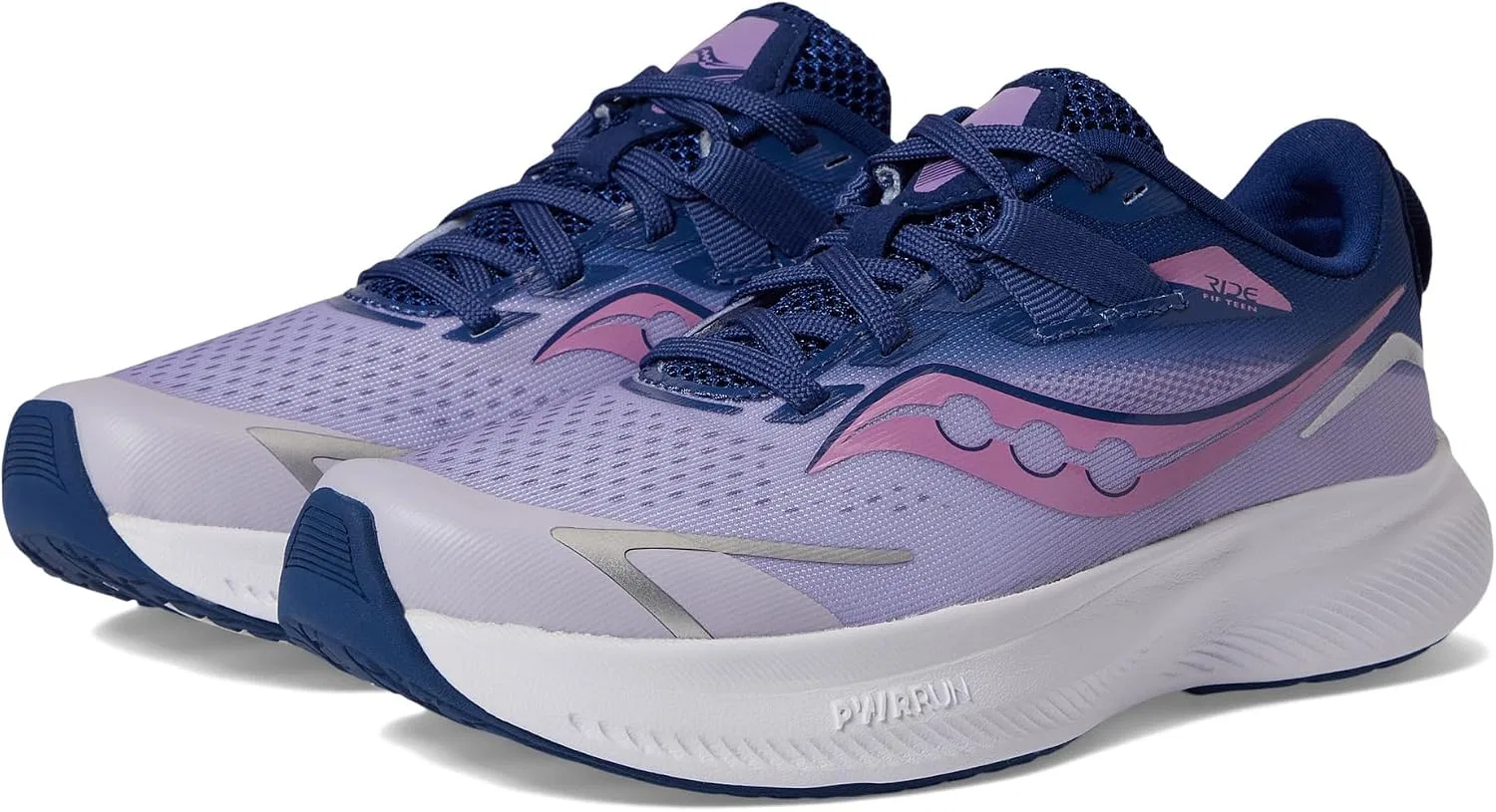 Детские беговые кроссовки Ride 15 Saucony, Purple — фото 2