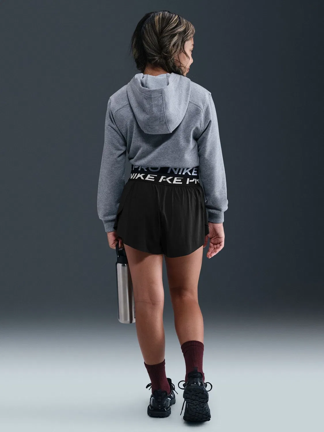 Шорты Nike Pro Dri-FIT 2 в 1, черные — фото 4