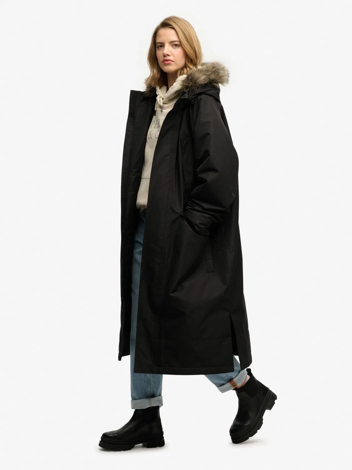 Халат Everest Superdry Black, Regular — фото 4