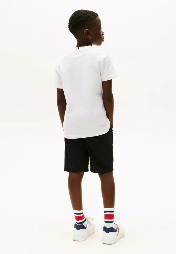 Футболка с принтом, хлопок, Tee - print t-shirt, Tommy Hilfiger, white, белый — фото 3