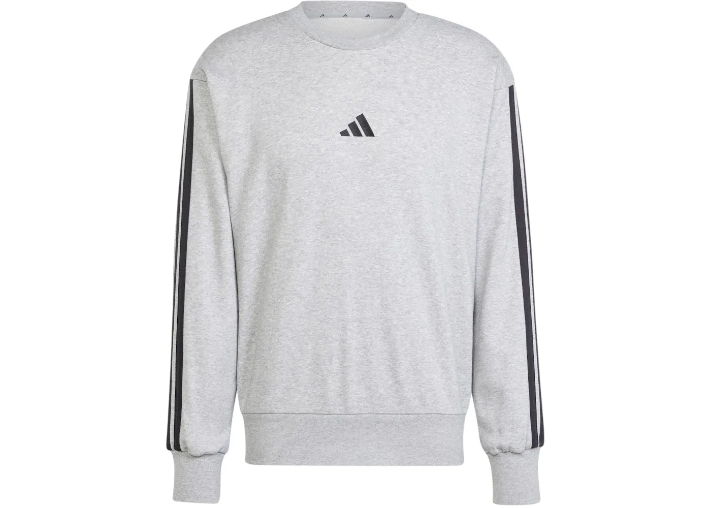 Мужской свитшот с длинным рукавом Adidas, Medium Grey Heather/Black