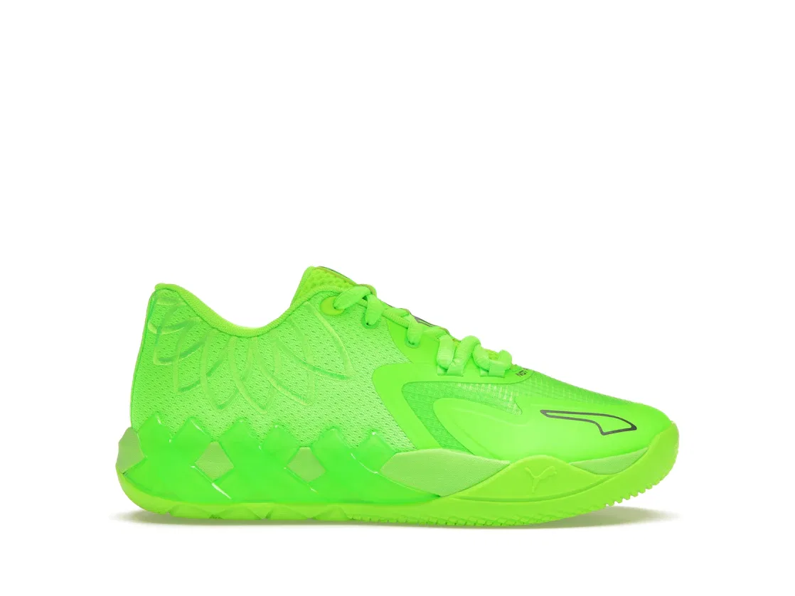 Детские кроссовки для мальчиков с длинным рукавом Puma LaMelo Ball MB.01 Lo, Green Gecko/Castlerock