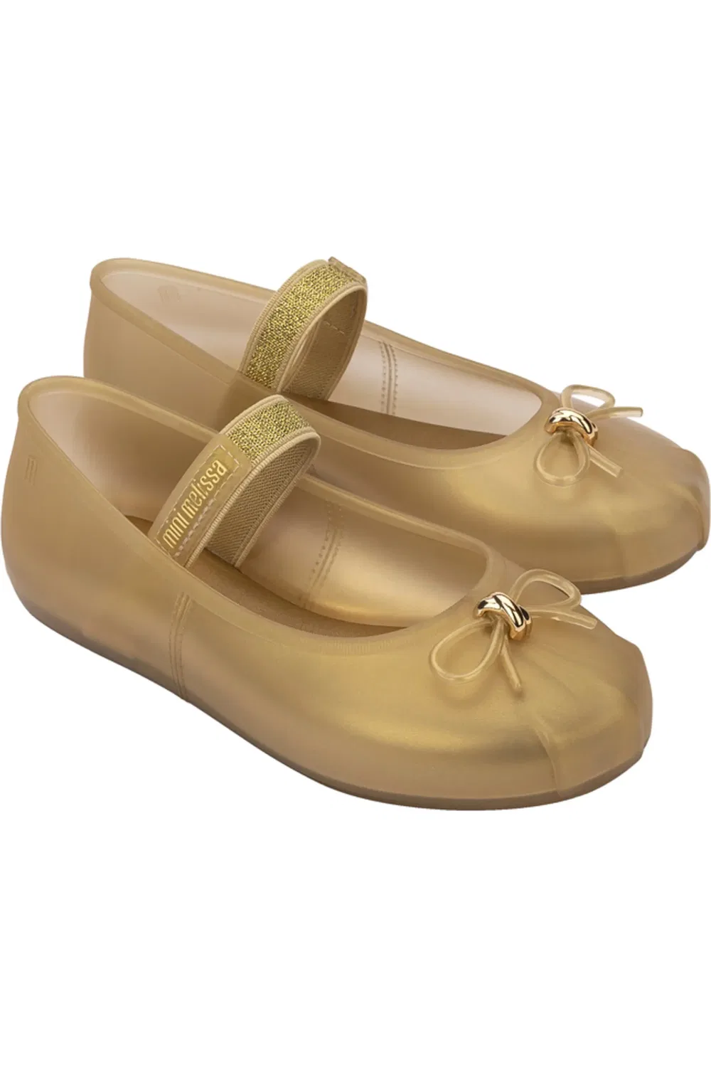 Детские туфли Мэри Джейн с бантом Sophie Mini Melissa, Pearly Beige
