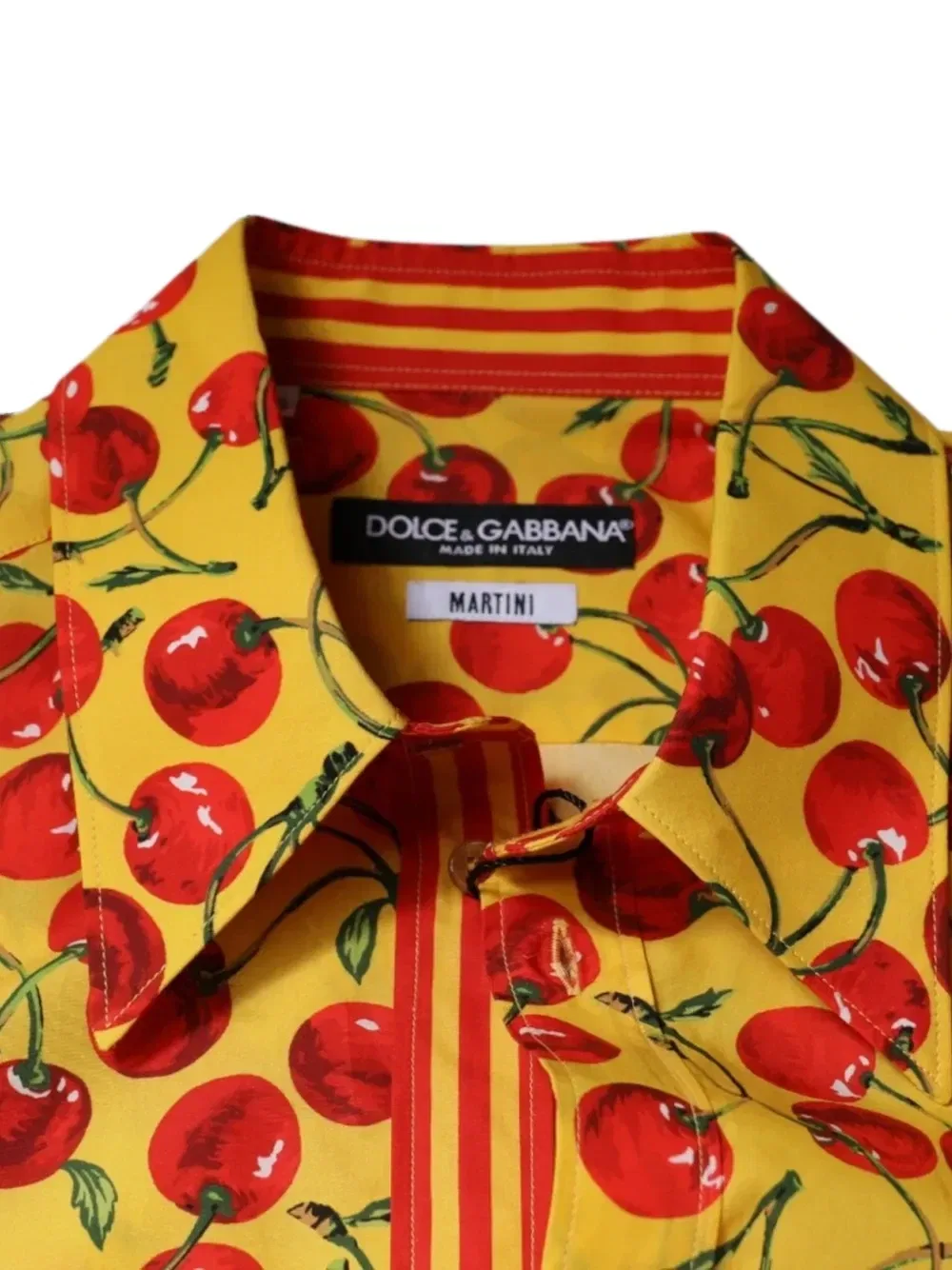 Рубашка Martini с принтом DOLCE & GABBANA, желтый — фото 4