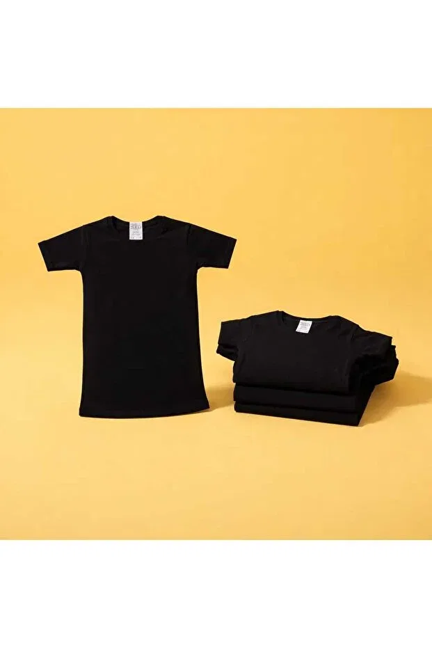 Детский набор футболок с коротким рукавом Basics Butik, Black