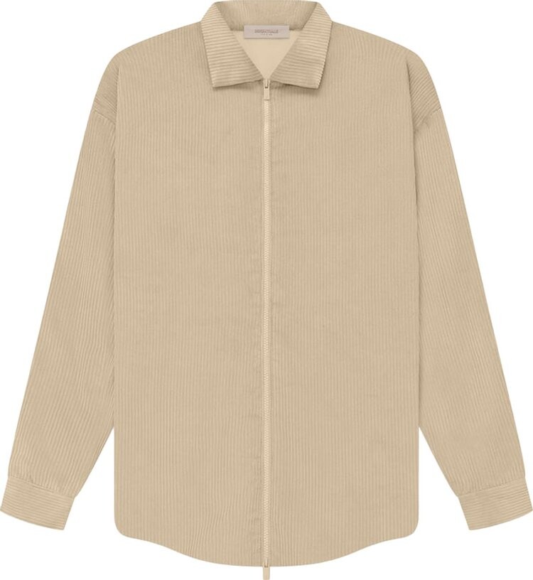 

Рубашка Fear of God Essentials Corduroy Shirt Jacket 'Sand', загар