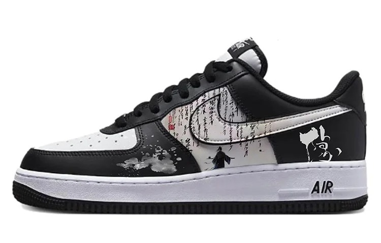 

Кастомизированные кроссовки Nike Air Force 1 Skateboard Shoes Unisex, черный
