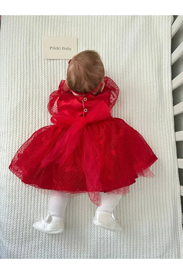 Детский комплект одежды для новорожденных с длинным рукавом Pileki Baby, Red — фото 4