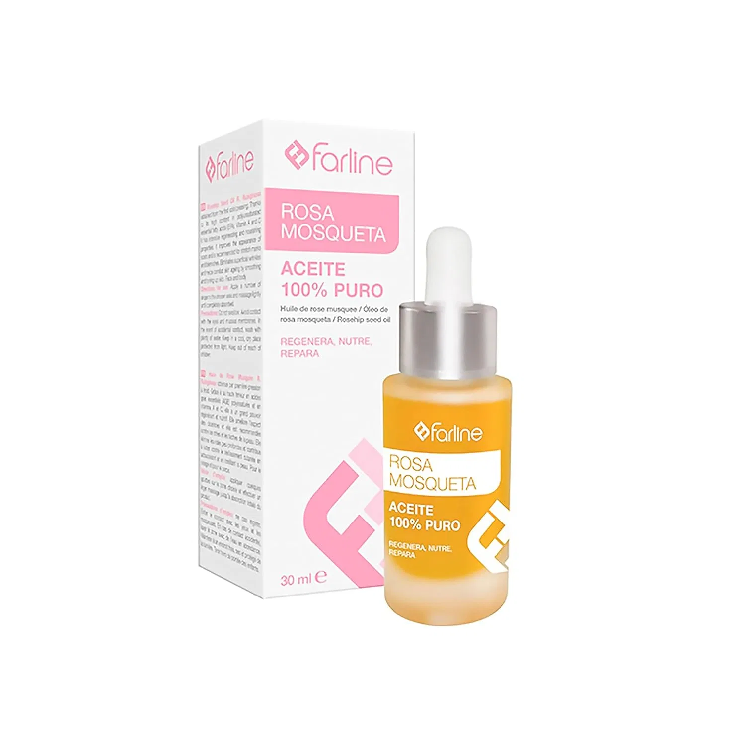 Масло для тела Pink Flour Oil, Farline, 2 шт. по 30 мл, Роза