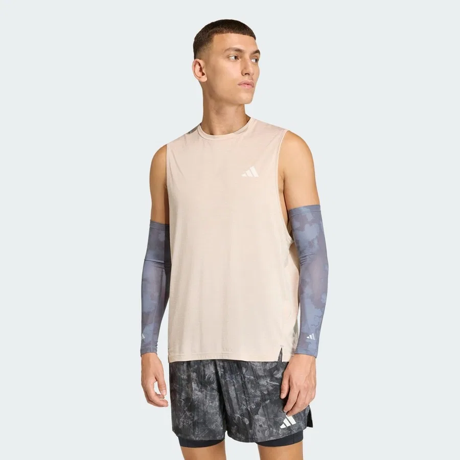 Мужской спортивный топ без рукавов Performance Soft Touch, adidas, Бежевый