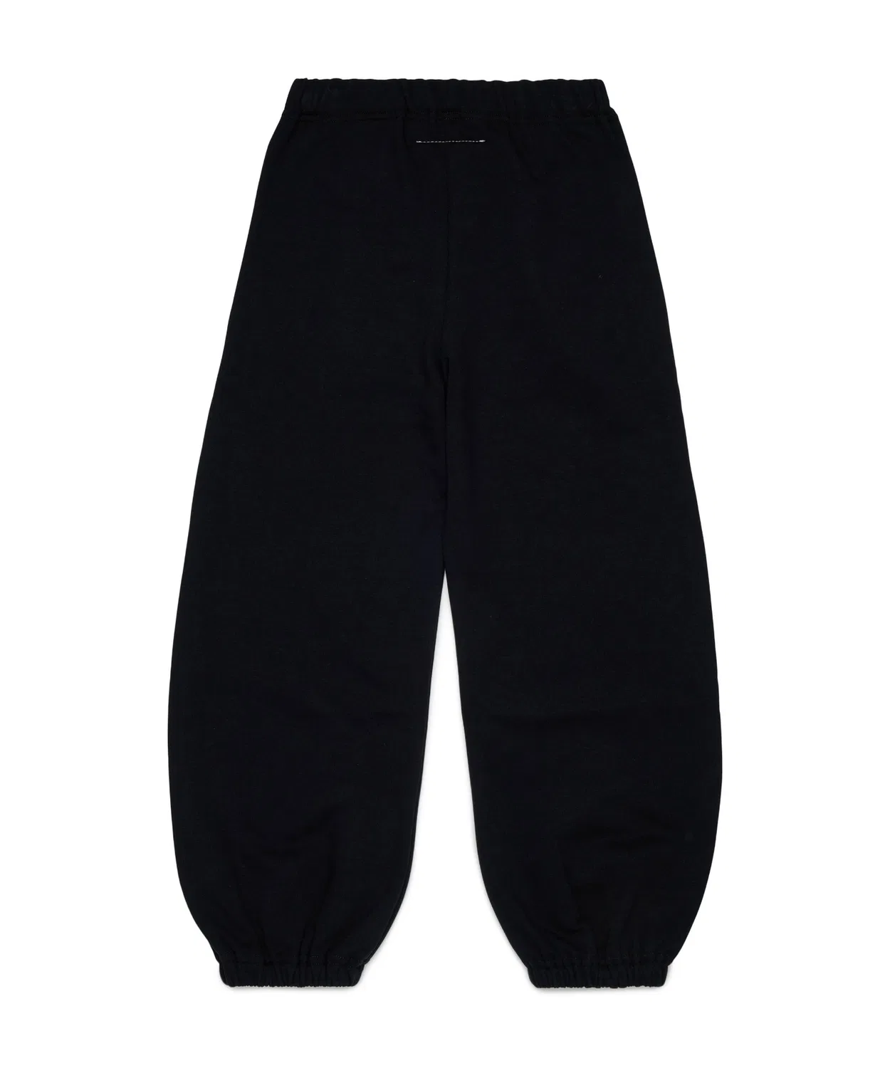 Детские спортивные штаны из хлопка с принтом и брендовым логотипом MM6 Maison Margiela, Black — фото 2
