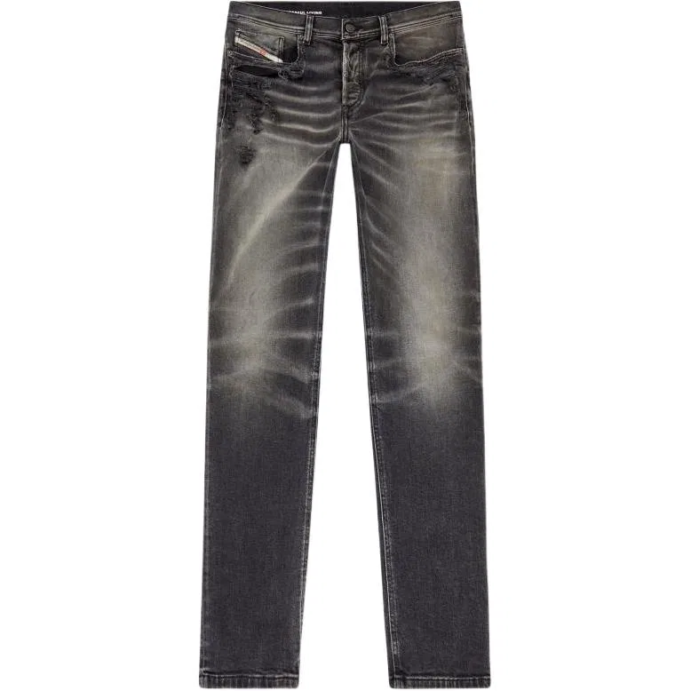 Джинсы зауженные, Black, DIESEL