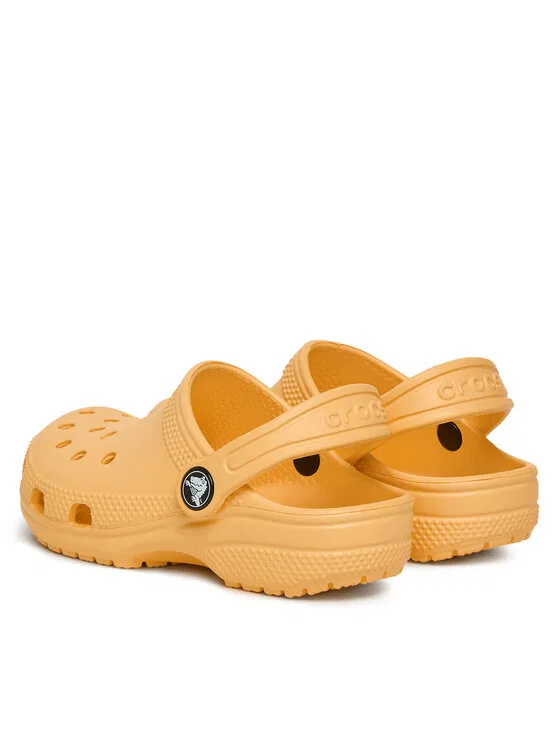 Шлепанцы Toddler Classic Clog Crocs, оранжевый — фото 3
