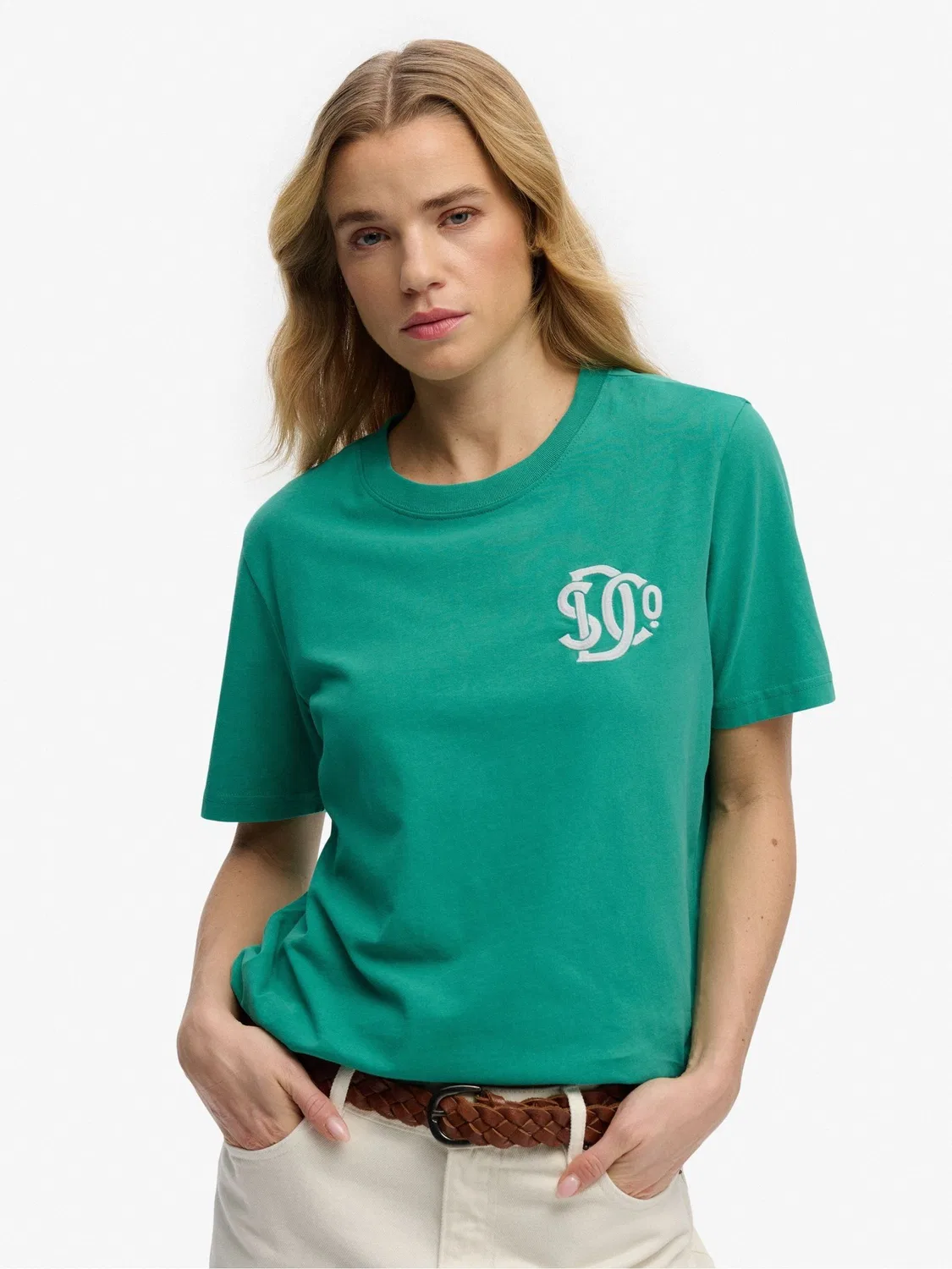 Футболка свободного кроя Superdry SD&Co, зеленый