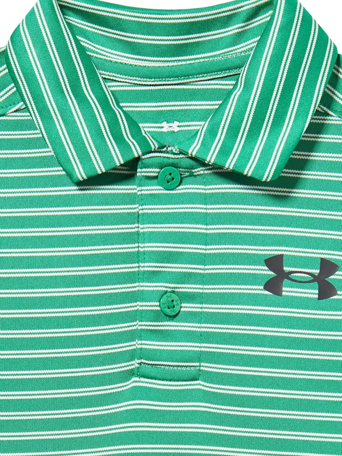Детское поло Under Armour, Team Kelly Green — фото 2