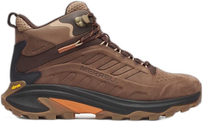 Мужские ботинки Merrell Moab Speed 2 Leather Mid водонепроницаемые, коричневый