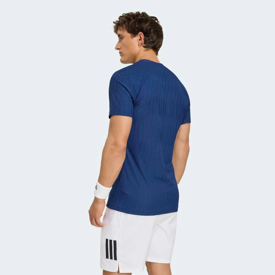 Футболка с длинным рукавом Tennis Freelift adidas, Синий — фото 2