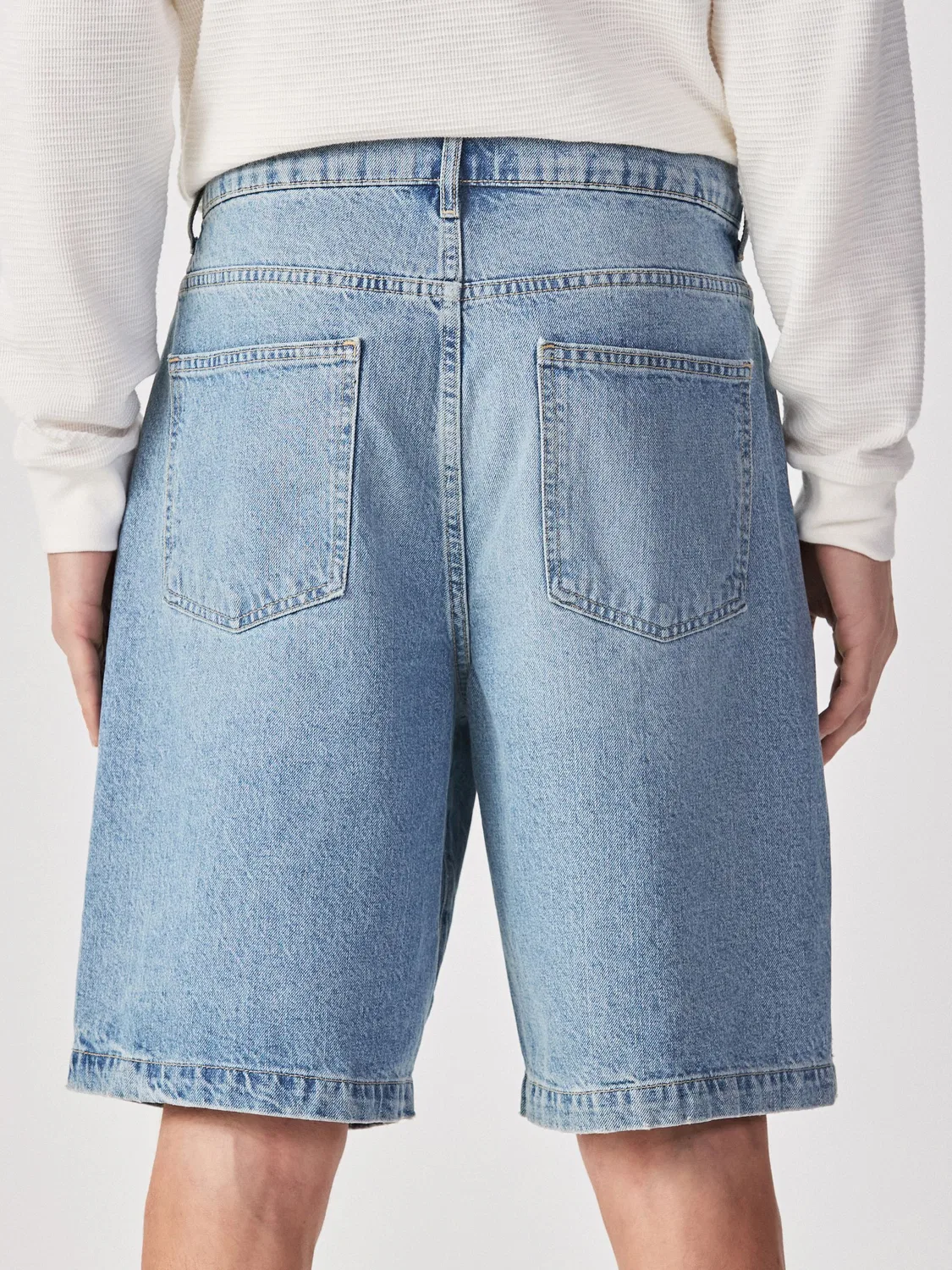 Шорты джинсовые Jort Next, Light Blue Wash — фото 3