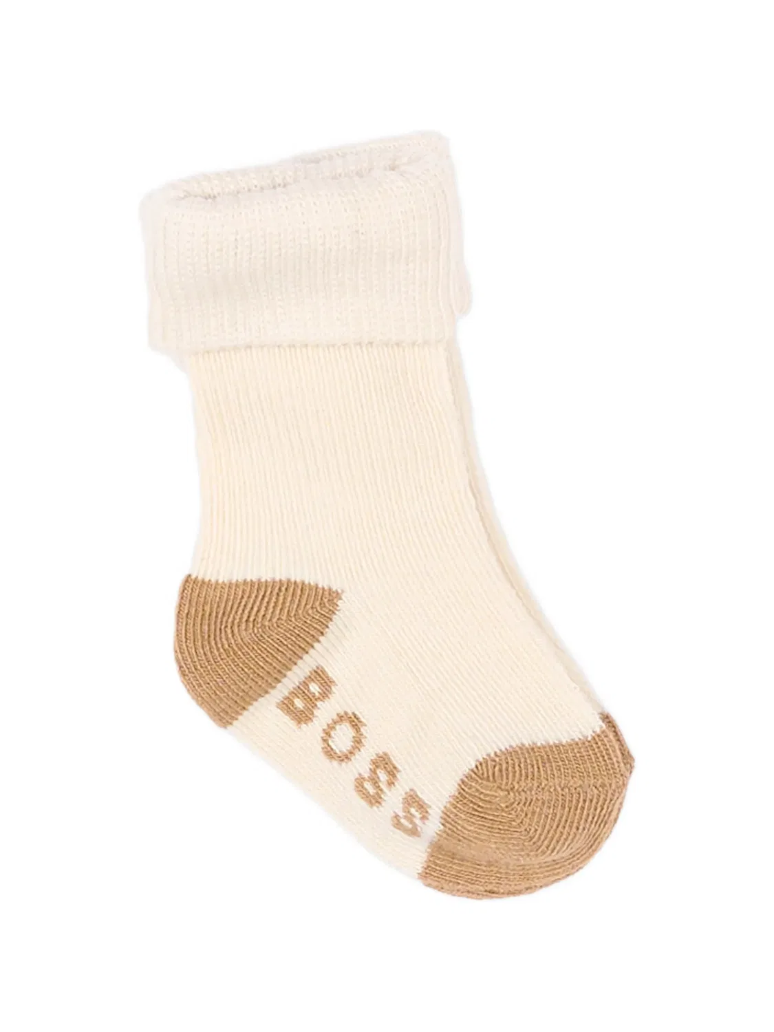 Комплект из трех пар носков с логотипом Boss Kidswear, нейтральные цвета — фото 4