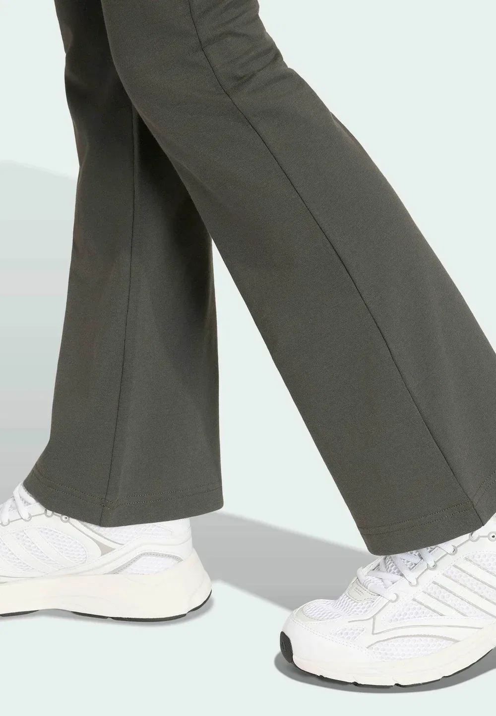 Основные характеристики: расклешенные леггинсы - леггинсы - брюки Adidas Sportswear, Grey Six Black — фото 4