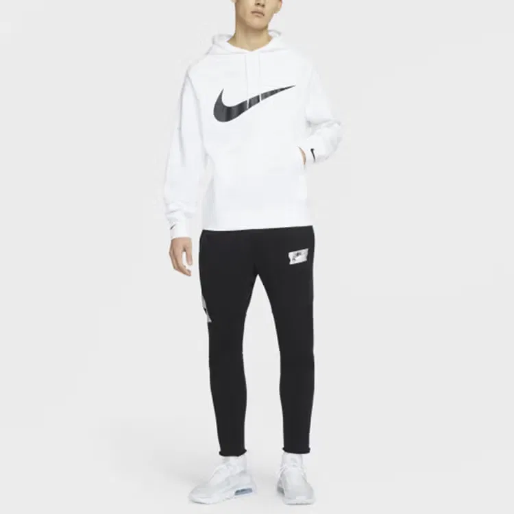 Худи с капюшоном на флисовой подкладке Nike, белый — фото 2