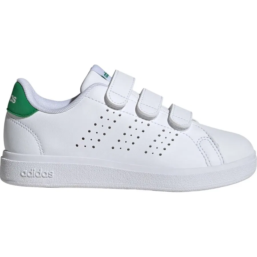 Детские спортивные кроссовки с 3 полосками Sportswear IE9019 Advantage Base 2.0 Shoes Kids adidas, Белый — фото 2
