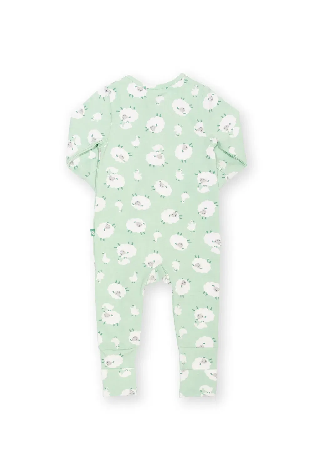 Детский слип с принтом Baby Baa Baa Quack Kite, Green — фото 4