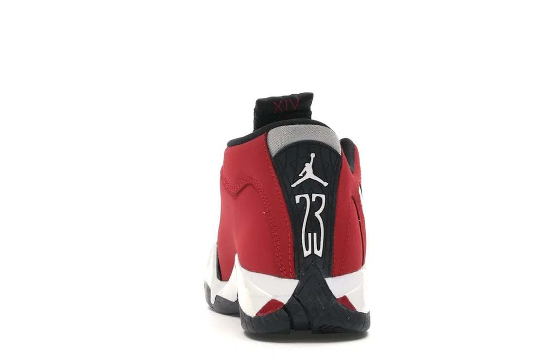 Детские кроссовки Lifestyle с ярким дизайном Jordan 14 Retro Jordan, Черный/Gym Red-White-Off White — фото 4
