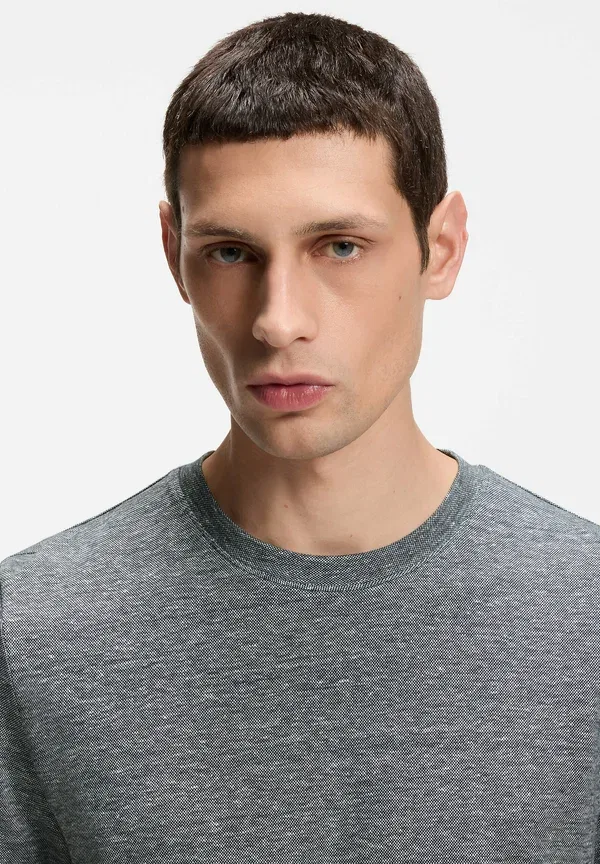 Футболка H Thompson 235 Basic T-Shirt Boss, темно-синий четыре — фото 4