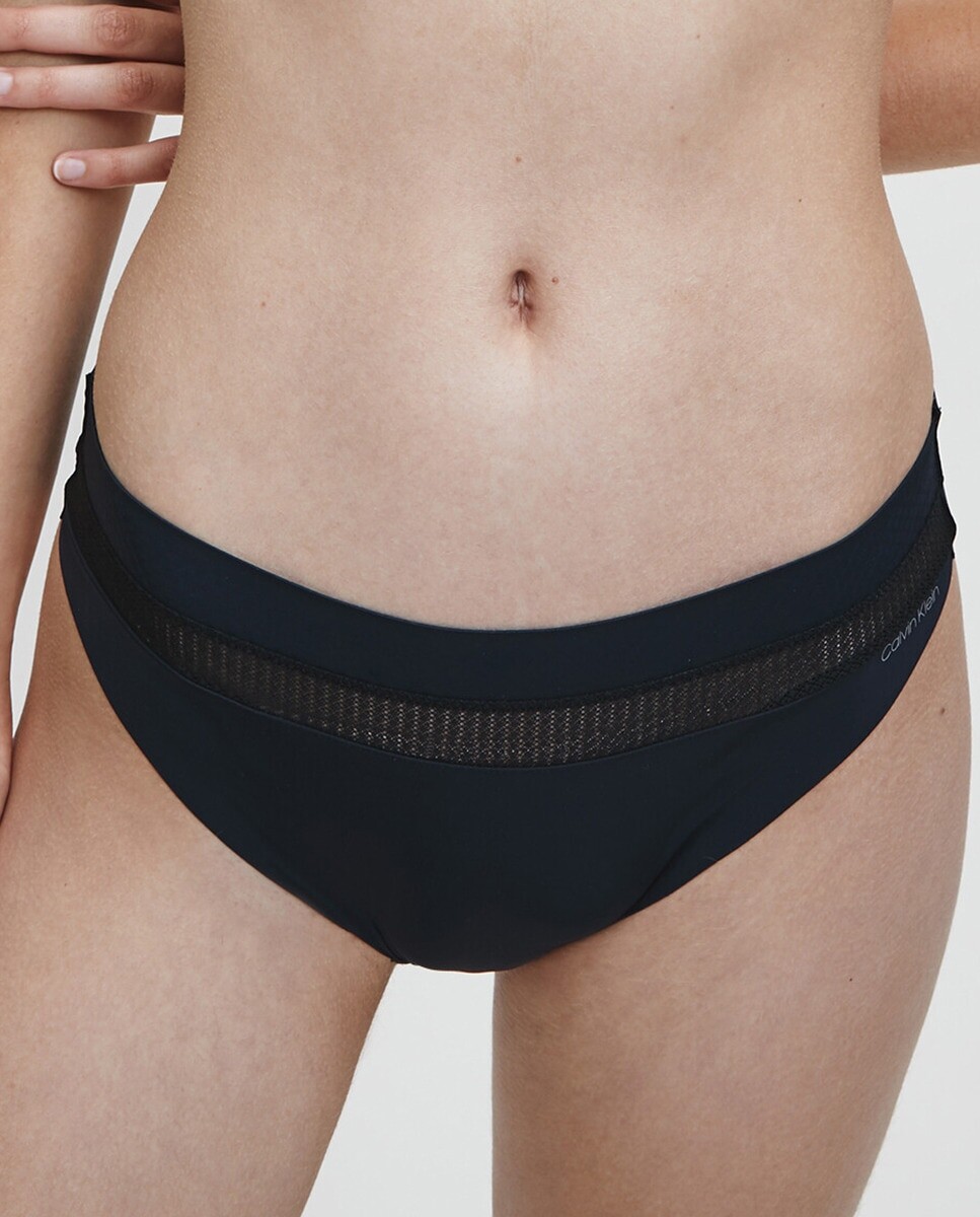 

Классические кружевные трусики. Calvin Klein, черный